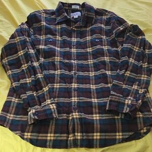 J. Crew Men's Multicolor Plaid Button-Down Shirt